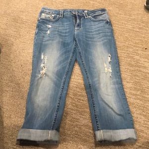 Miss Me Boyfriend Capris size- 27